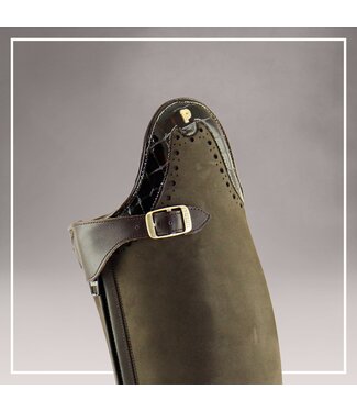 accessoires 2cm rand met brogue leverbaar in alle soorten materialen op de boog van de schacht
