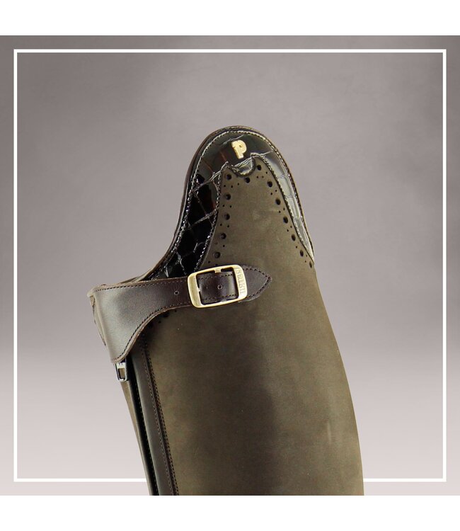 accessoires 2cm rand met brogue leverbaar in alle soorten materialen op de boog van de schacht