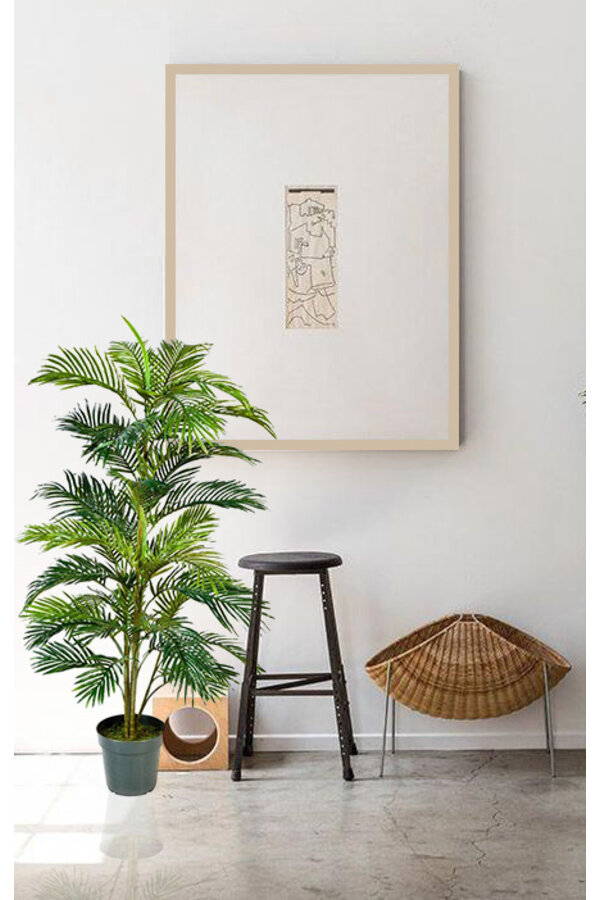 Sztuczna roślina złota palma