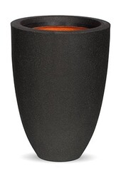 Wazon elegance niski czarny