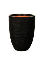 Wazon elegancki niski czarny