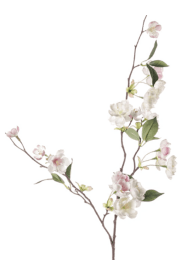 Sztuczna gałązka brzoskwini w kolorze różowym