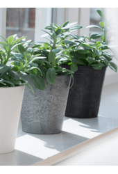 Doniczka Claire szara