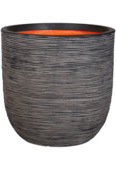 Capi Nature Rib NL Doniczka Kula Czarny Złoty