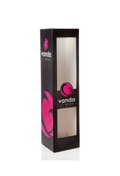 Vanda fioletowa w wazonie na szampana