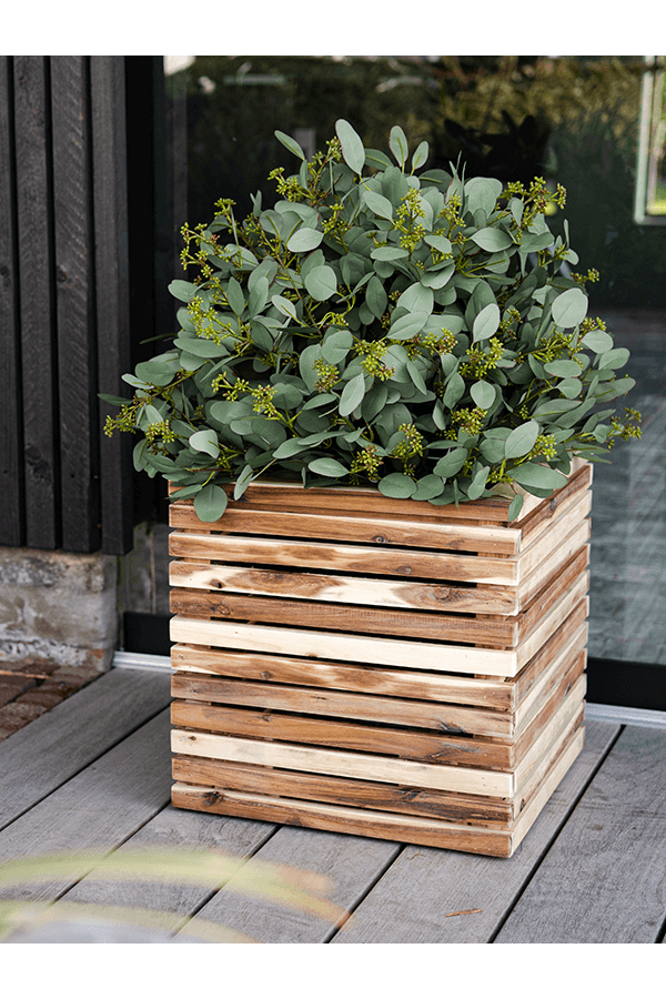 Marrone Orizzontale Cube Naturalny