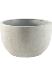Grigio New Egg Pot Low Antique White-concrete