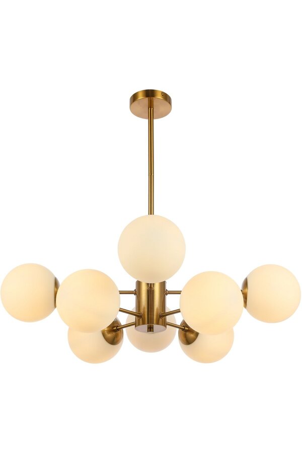 Lampa wisząca Gina White Gold 8-punktowa