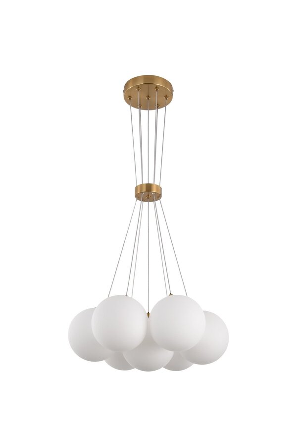 Lampa wisząca Jenna White Gold 7-punktowa