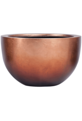 Baq Metallic Silver Leaf Bowl matowa kawa