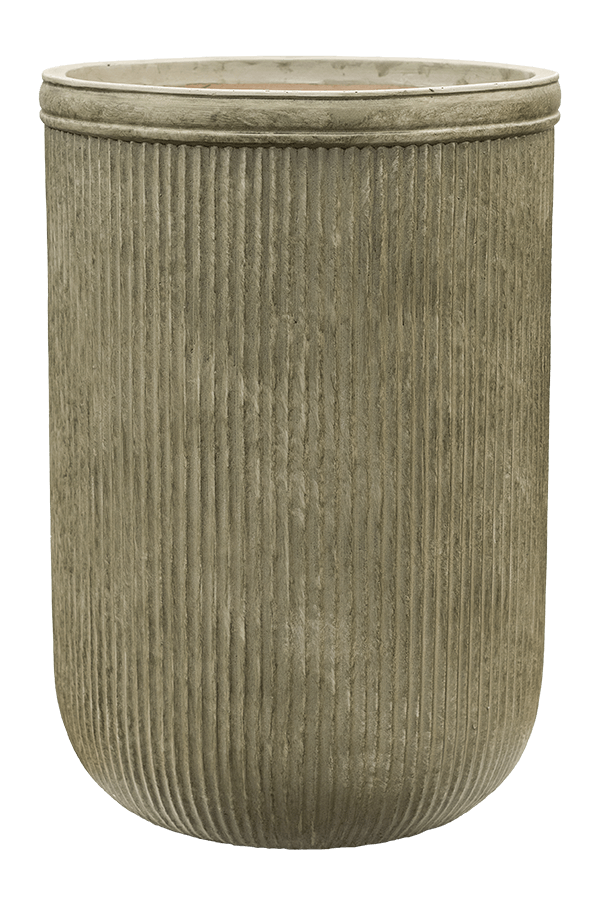 Baq Pionowy Żebrowany Cylinder Antracytowy