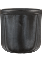 Baq Pionowy Żebrowany Cylinder Antracytowy
