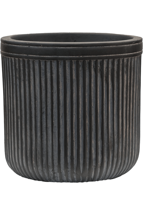 Baq Cylinder z Pionowym Żebrowaniem Antracytowy