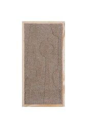 Dekoracja ścienna Devin Beżowa – Wisząca wełniana 40 x 80 cm