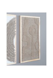 Dekoracja ścienna Devin Beżowa – Wisząca wełniana 40 x 80 cm