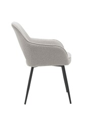 Krzesło do jadalni Gina – Bouclé – Naturalne
