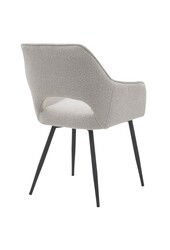 Krzesło do jadalni Gina – Bouclé – Naturalne