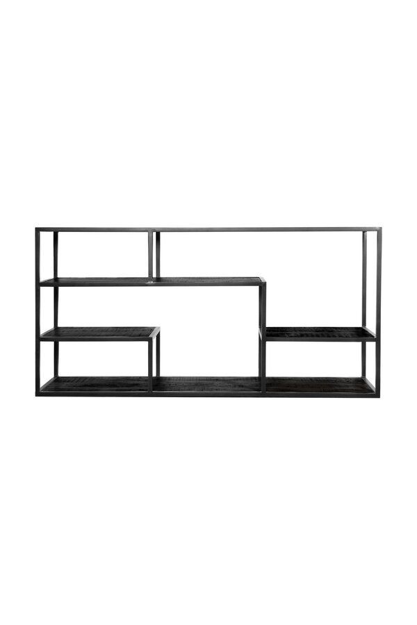 Komoda Huub Czarne Drewno Mango 125 cm