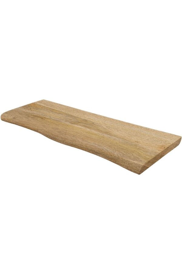 Półka ścienna z naturalnego drewna mango 60 cm