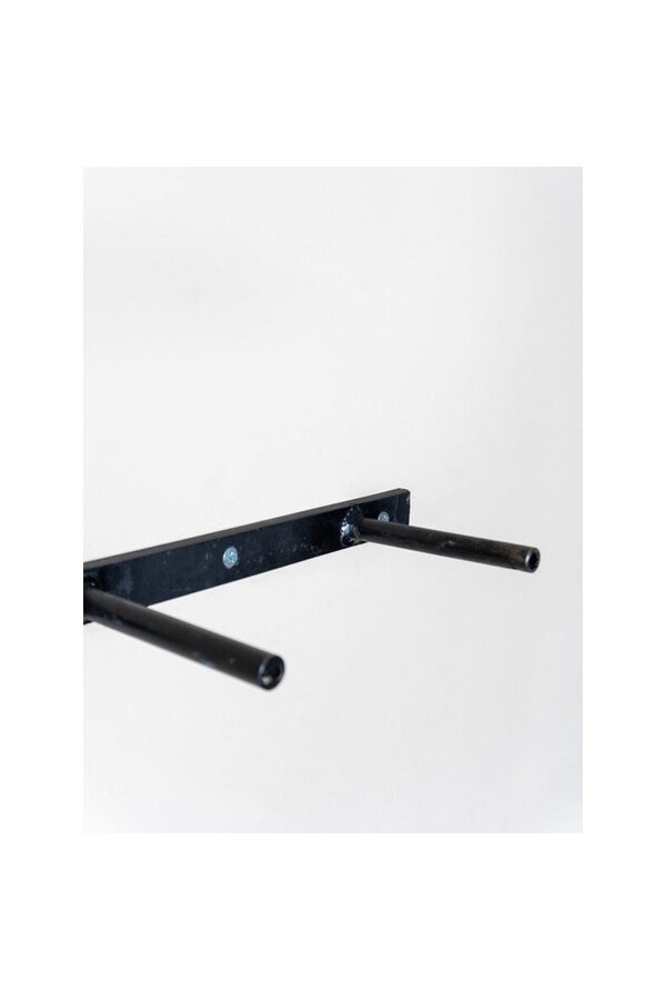 Półka ścienna Pure Czarne Drewno Mango 80 cm