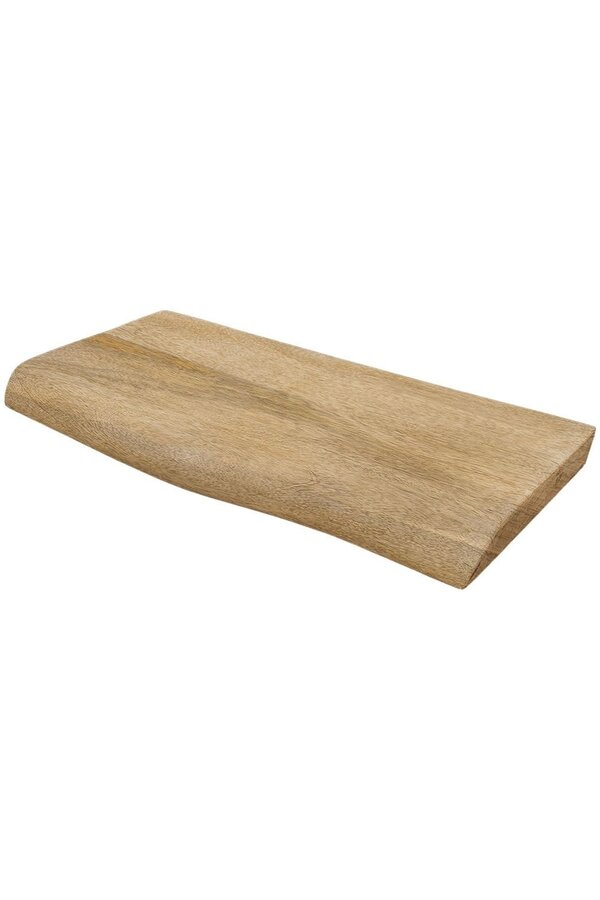 Półka ścienna z naturalnego drewna mango 40 cm