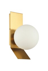Lampa ścienna Julia Białe Złoto
