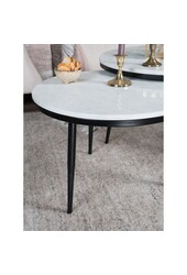 Stolik kawowy Melle - Marmur - 55 cm