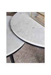 Stolik kawowy Melle - Marmur - 55 cm