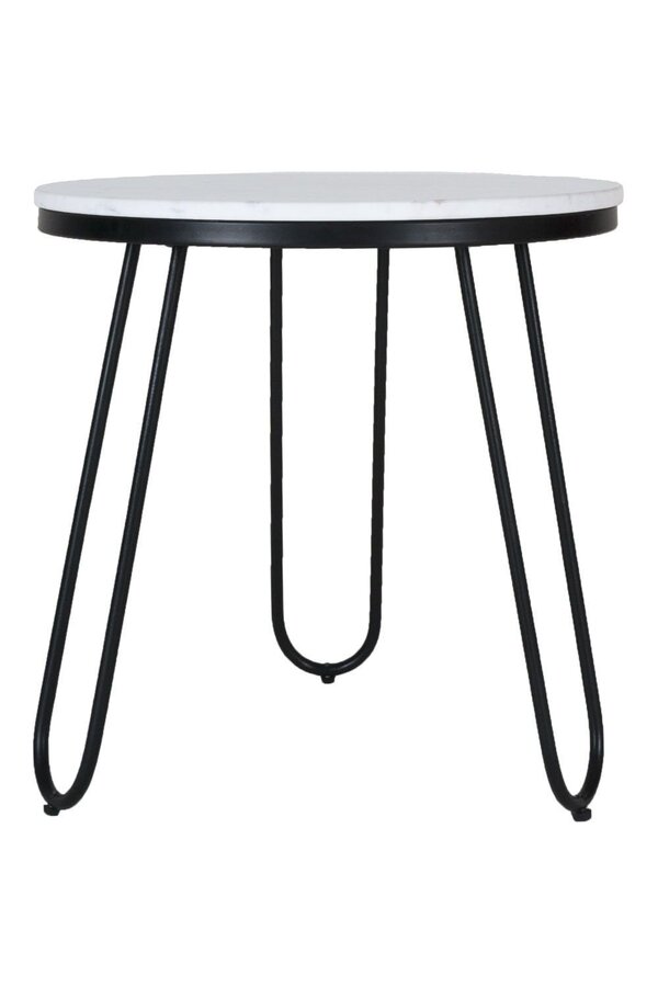 Stolik kawowy Milan - Marmur - 49 cm