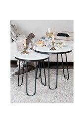 Stolik kawowy Milan - Marmur - 49 cm