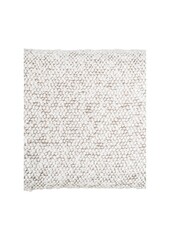 Badalona Counter Chair - Hoker barowy, biała tkanina bouclé z czarnymi nogami, HN1270