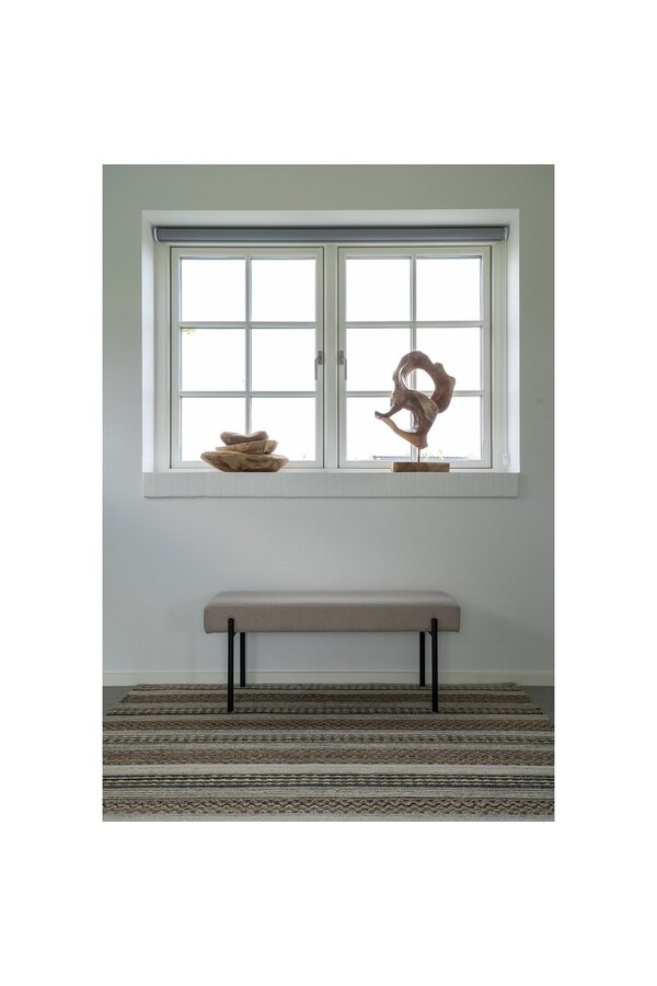 Morena Rug - Dywan, ręcznie tkany, naturalny/szary, 160x230 cm