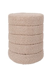 Pufa Rosa Beżowa 53 x ø43 cm