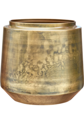 Indigo Pot Vintage Gold