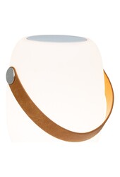 Lampa LED Cardiff - Lampa z paskiem, ładowalna, głośnik Bluetooth, biała
