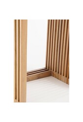 Yonker Stolik na rośliny - Zestaw 2 szt. - D35 x S25 x W80 cm - Drewno z recyklingu - Brązowy