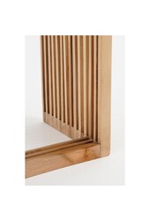 Yonker Stolik na rośliny - Zestaw 2 szt. - D35 x S25 x W80 cm - Drewno z recyklingu - Brązowy