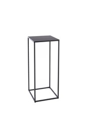 Quinty Stolik pomocniczy - Zestaw 3 - D30 x S30 x W70 cm - Metal - Czarny