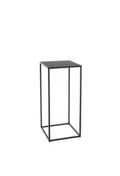 Quinty Stolik pomocniczy - Zestaw 3 - D30 x S30 x W70 cm - Metal - Czarny