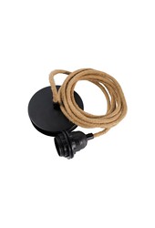 Oprawka Lampy Sufitowej - Naturalna Czerń - 1 Oprawka