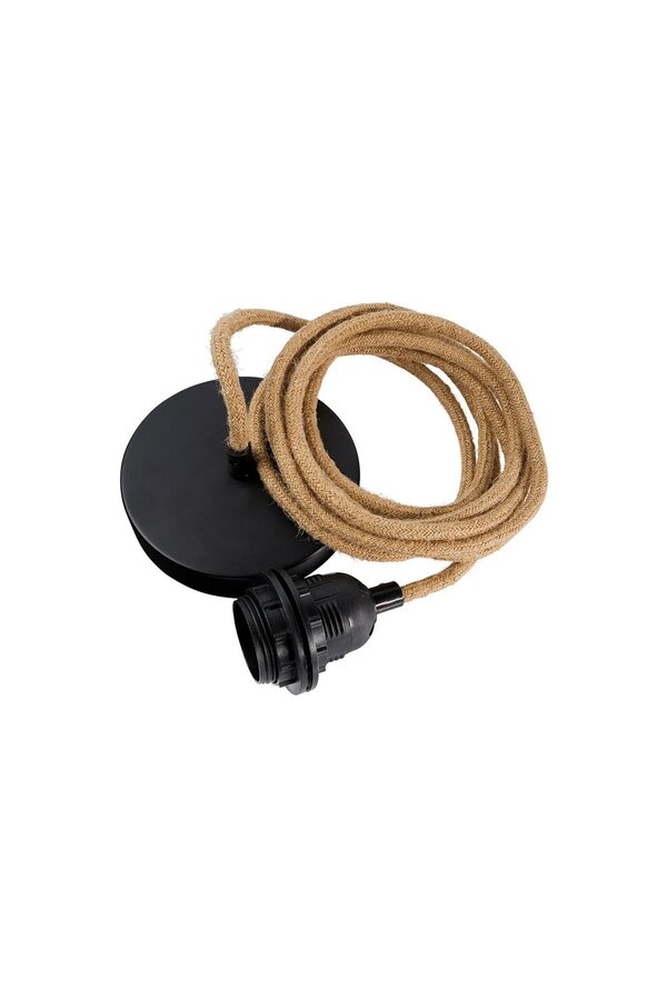 Oprawka Lampy Sufitowej - Naturalna Czerń - 1 Oprawka