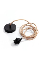 Oprawka Lampy Sufitowej - Naturalna Czerń - 1 Oprawka