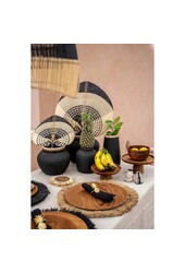 Wazon Styly - Czarny Naturalny - M