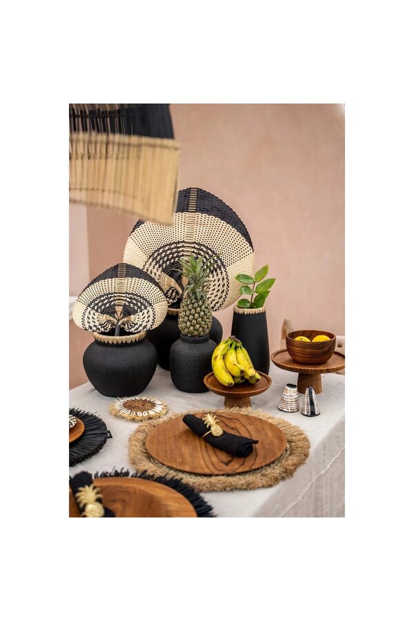 Wazon Styly - Czarny Naturalny - M