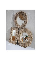 Lustro Driftwood Halo - Naturalne - M