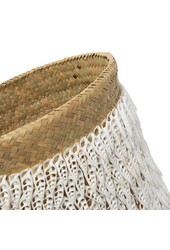 Pandanowy kosz %232 - Naturalna biel