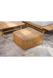 Pufa Hiacyntowa Kwadratowa - Naturalna - M