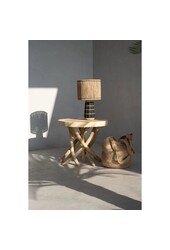 Lampa Stołowa Skiathos - Naturalna Czerń