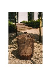 Kosz na pranie Colonial - Naturalny Brąz - XL