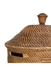 Kosz na pranie Colonial - Naturalny Brąz - XL